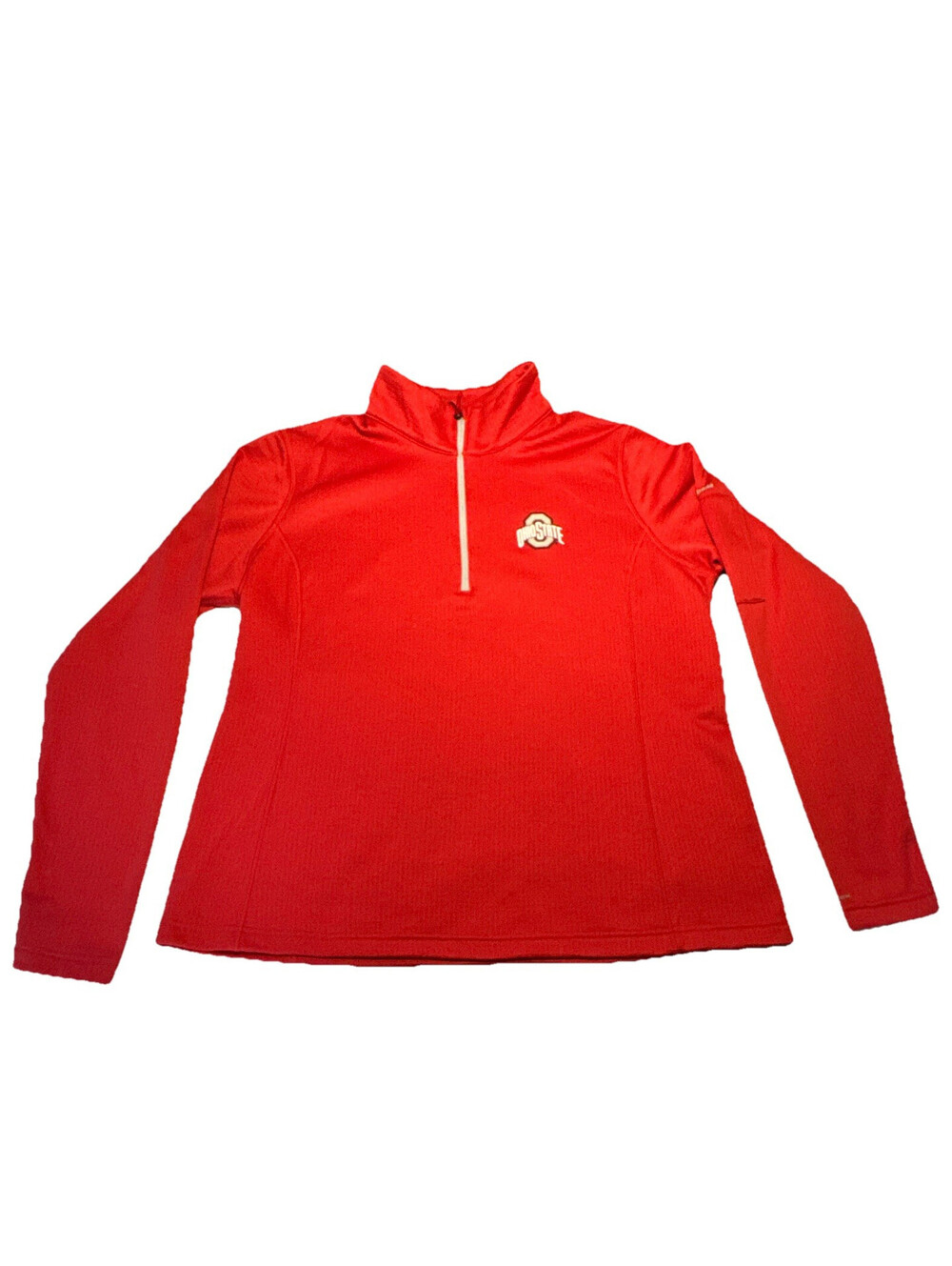 Columbia Ohio State Red XXL 1/4 Zip Pullover Long Sleeve Activewear Mock Neck